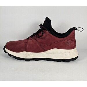 Men's Timberland Brooklyn Oxford Dark Red Suede Leather Shoes Size 11.5